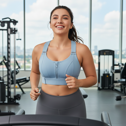 Brassière Sport Zippée Antichoc