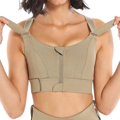 Brassière Sport Zippée Antichoc
