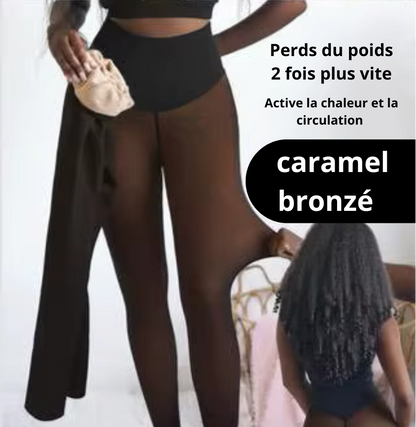 BodyGlow Skin™ 3D – Collants Thermiques Sculptants Haute Taille